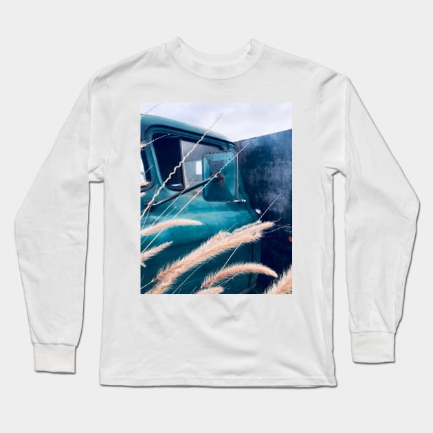 Truck in the Weeds Long Sleeve T-Shirt by aldersmith